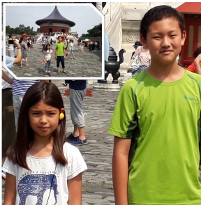 Amelie et Jiajia à Tiantan